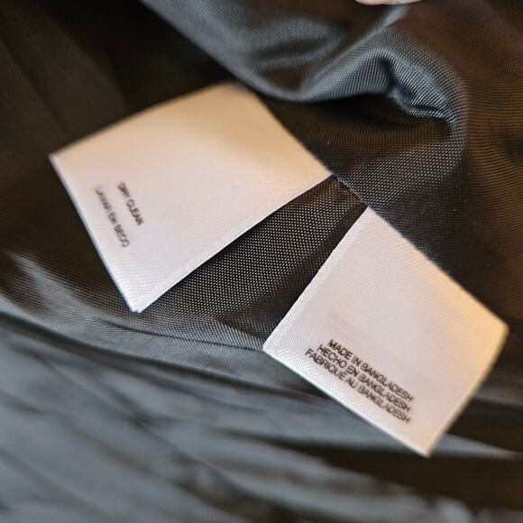 Black Label by Evan-Picone Black Blazer Size 16 Jacket Business Office Career - Picture 5 of 10